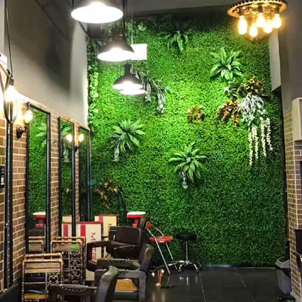 

1pc Simulation Plants Green Plant Artificial Lawn For Home Simulation Plants Garden Decor Backdrop Props Landscaping Decor