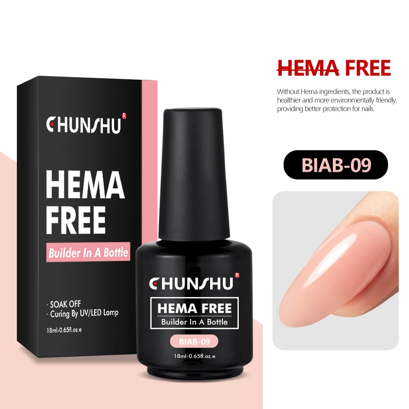 CHUNSHU Hema GRATIS Bouw UV Gel 18 ml Builder Nagelgel In Een Fles Semi Permanente Dikke Rubberen Basis Gel Extension nagels Art