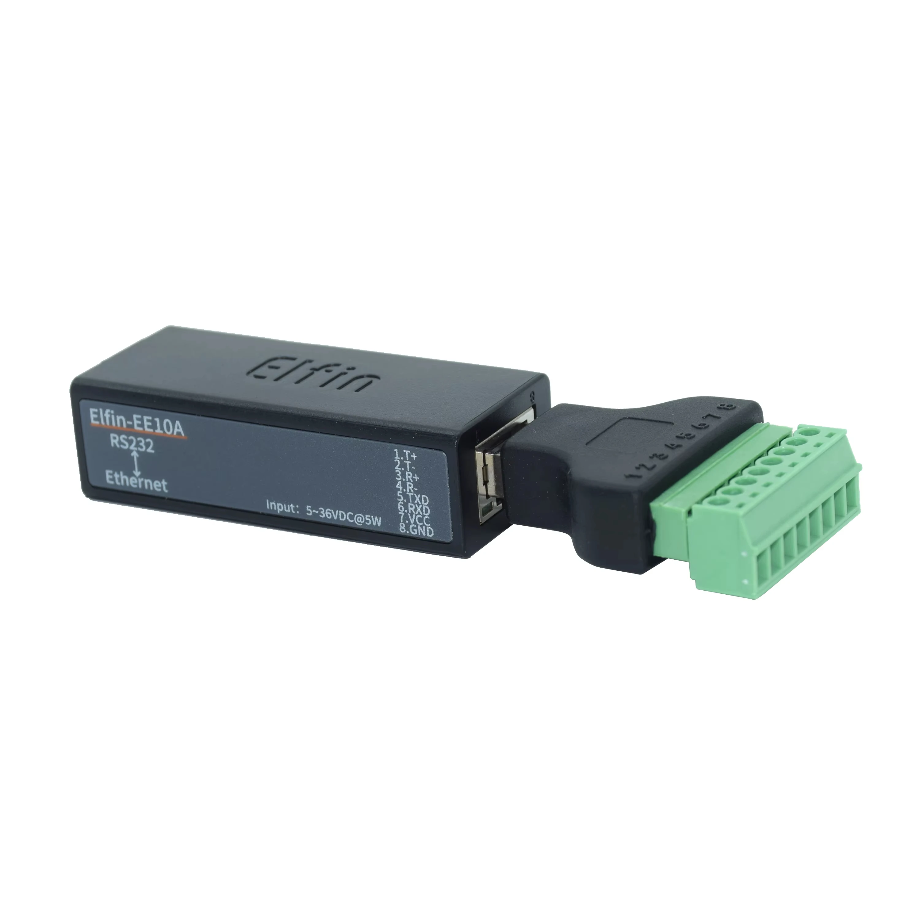 المنفذ التسلسلي RS232 إلى محول خادم جهاز إيثرنت IOT Elfin-EE10 EE10A يدعم بروتوكول TCP/IP Telnet Modbus TCP #5