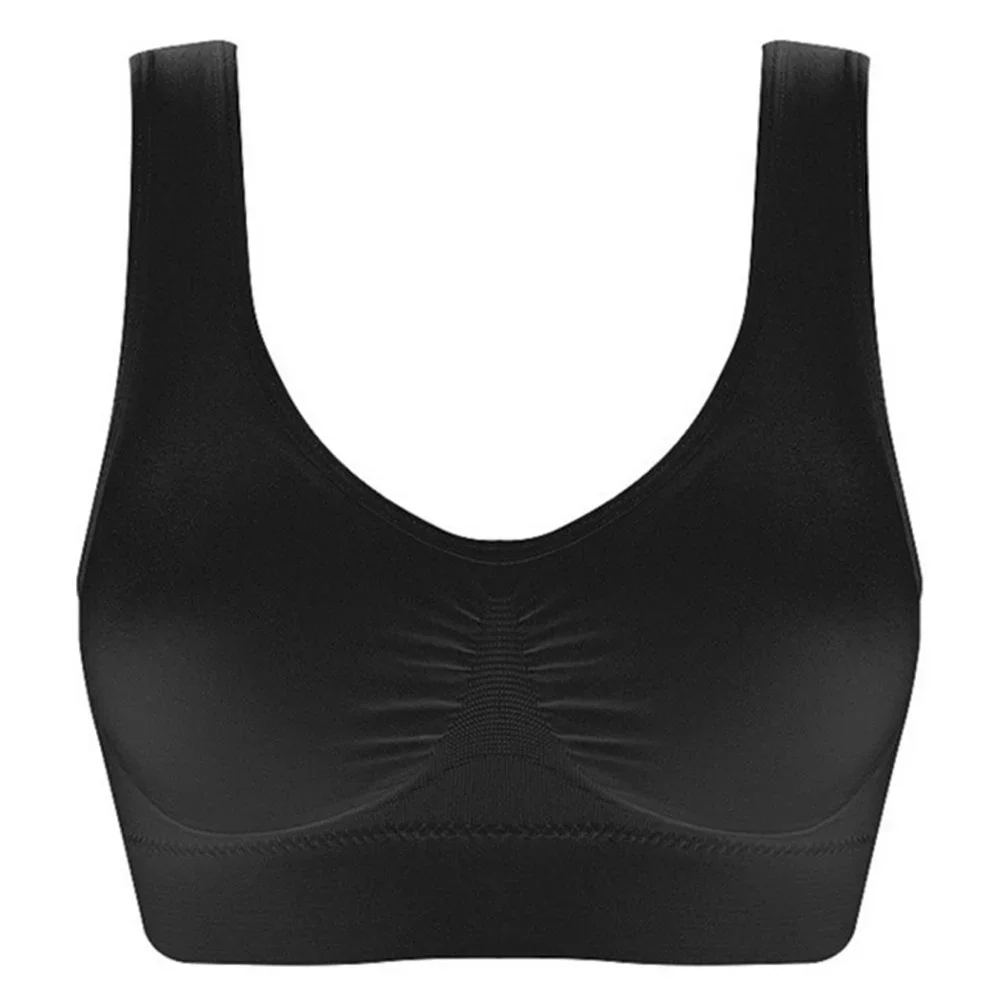 

Women'S Seamless Bra For Women Crop Top Black Vertical Stripe Breathable Sports Bra Fitness Tube Tops Yoga Underwear Sports Bra