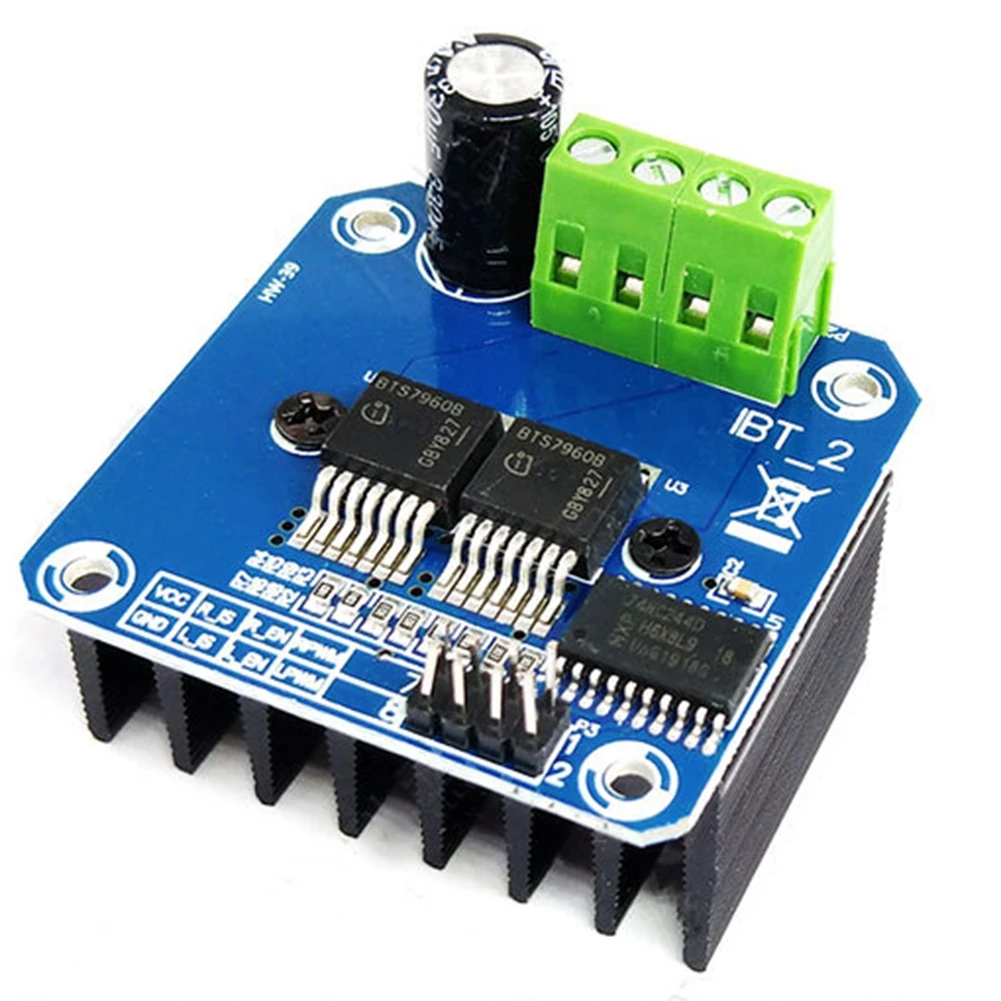 

High-Power Car Motor Drive Module BTS7960 43A Current Limiting Controller Dual H Bridge Module For Car Power