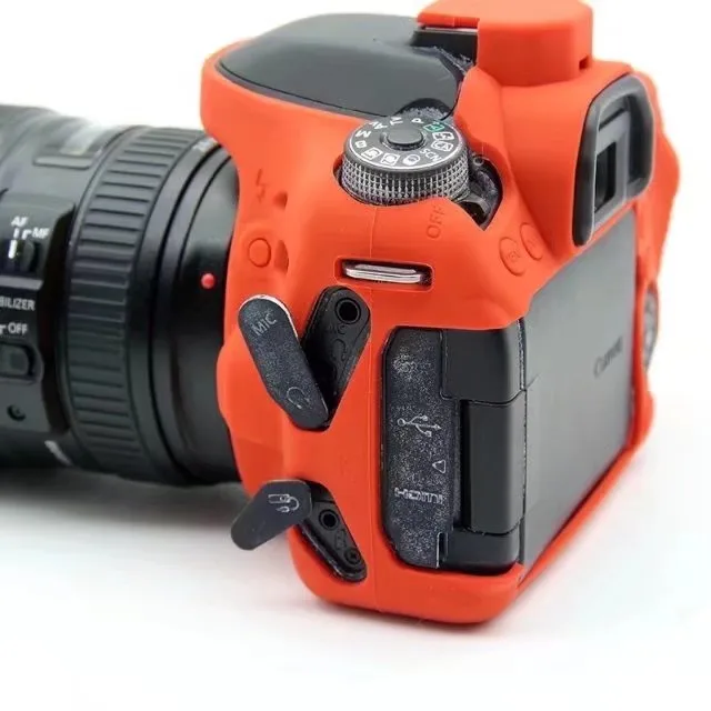 DSLR Camera Bag Silicone Rubber Protection Case for Canon EOS 80D Camera Accessories @