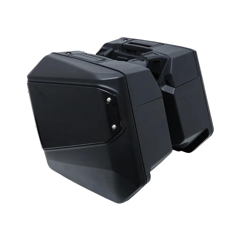 Quick Install/Remove Motorcycle Side Luggage Boxes for Honda NT1100, Plastic Cases Compatible with OEM Key, Kufry Boczne