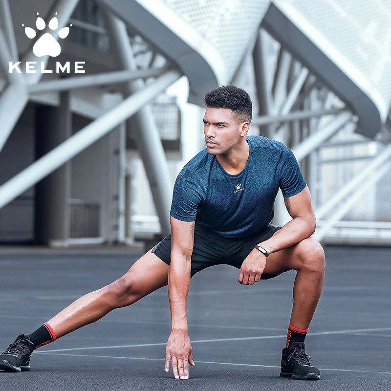 KELME męskie spodenki do biegania spodenki sportowe letnie oddychające szybkoschnące spodenki do kulturystyki Fitness dla kobiet spodnie 3881208