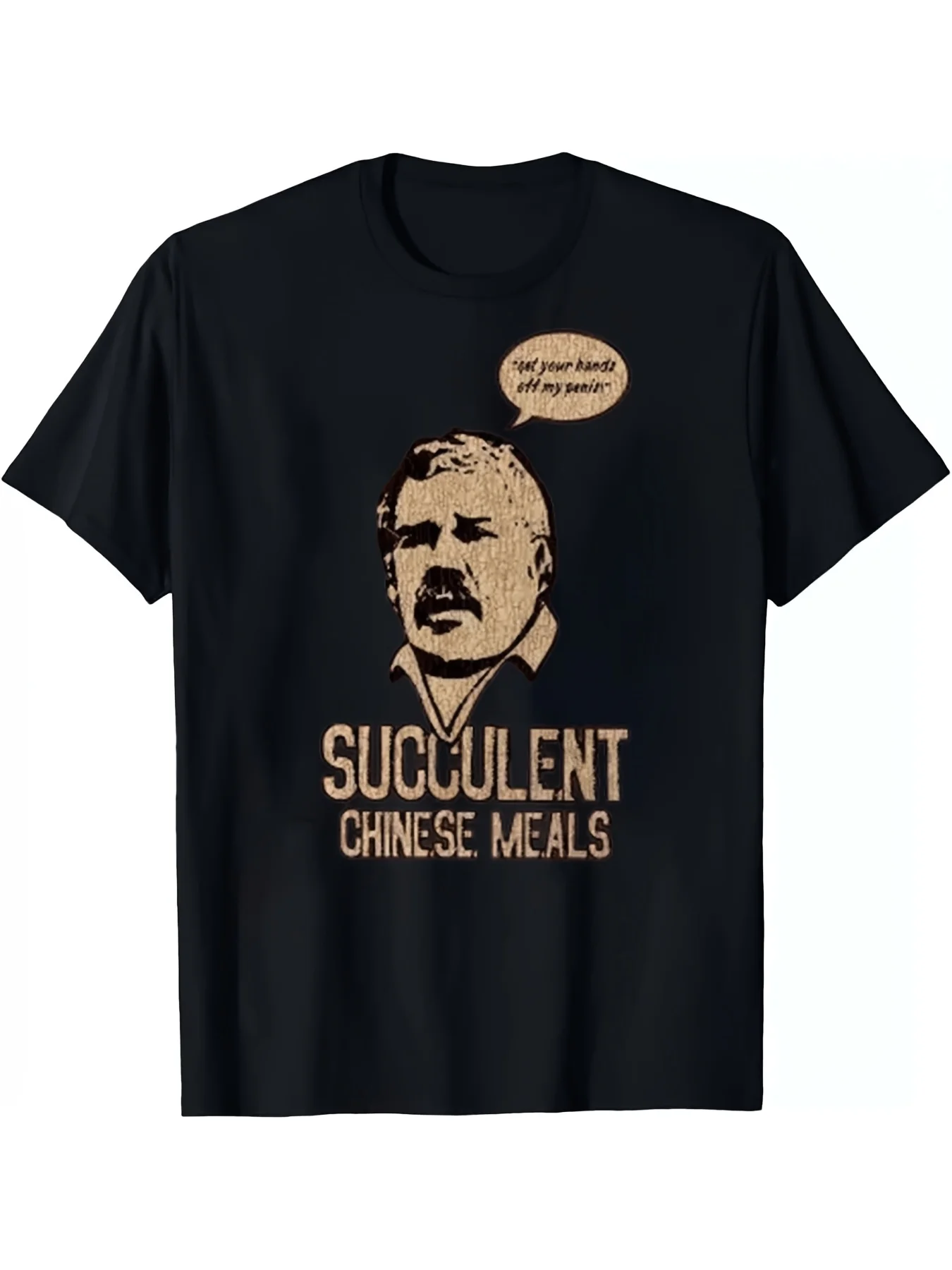 Unisex T-Shirt with Fun Succulent Plant and Chinese Food Designs Featuring The Quote 