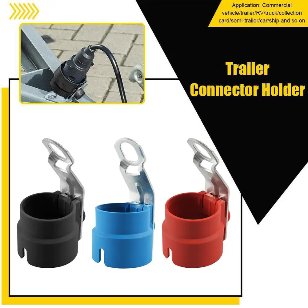 

Round Parking Cover Trailer Plug Holder Trailer Connector for 7 /13 Pin Trailer Plugs Adapter Car Truck Accessories H5E0