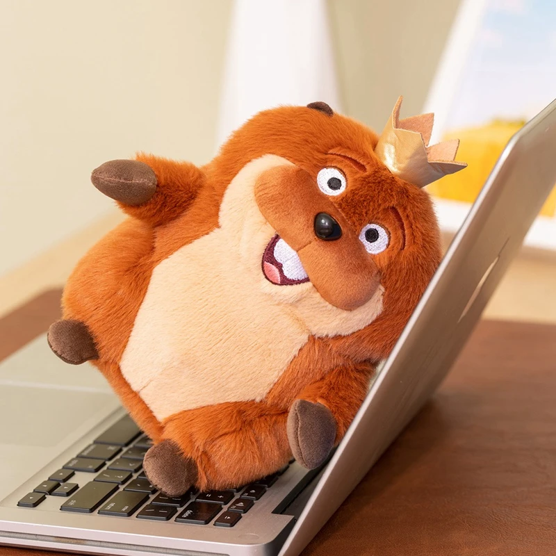 2026 Hot High Quality Anime Hoppers Plush King Georges Tom Lizard Soft Stuffed Animal Beaver Plushie Doll Toy Birthday GiftKid