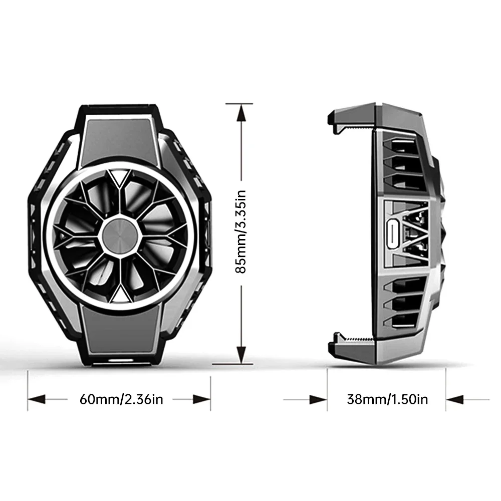 مبرد هاتف محمول صغير للألعاب ، مشعاع لهاتف آيفون ، شاومي ، سامسونج ، هواوي ، محترف ، أشباه الموصلات ، مروحة تبريد ، بالوعة حرارية