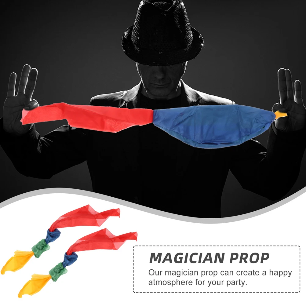 

6 Pcs Magician Scarves Color Silks for Women Satin Scarf Performance Props Women's
