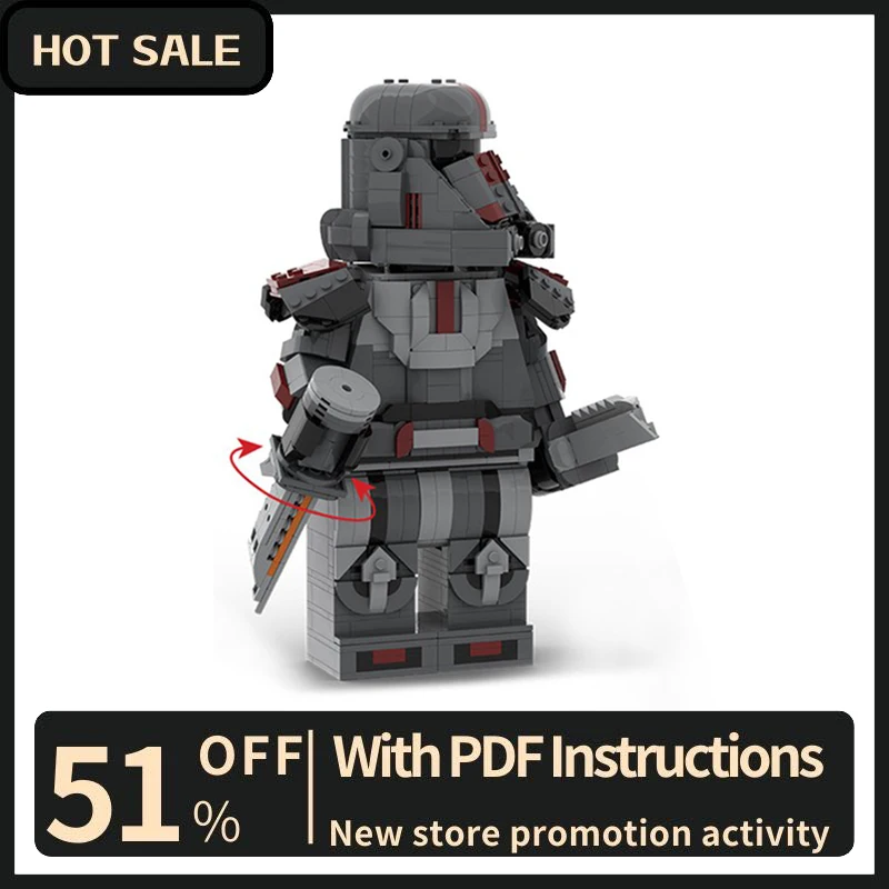 

New 1259Pcs Famous Star Battle Movie Character Figure Moc Hunter Model Building Blocks Diy Creative Ideas Kids Toy Birthday Gift