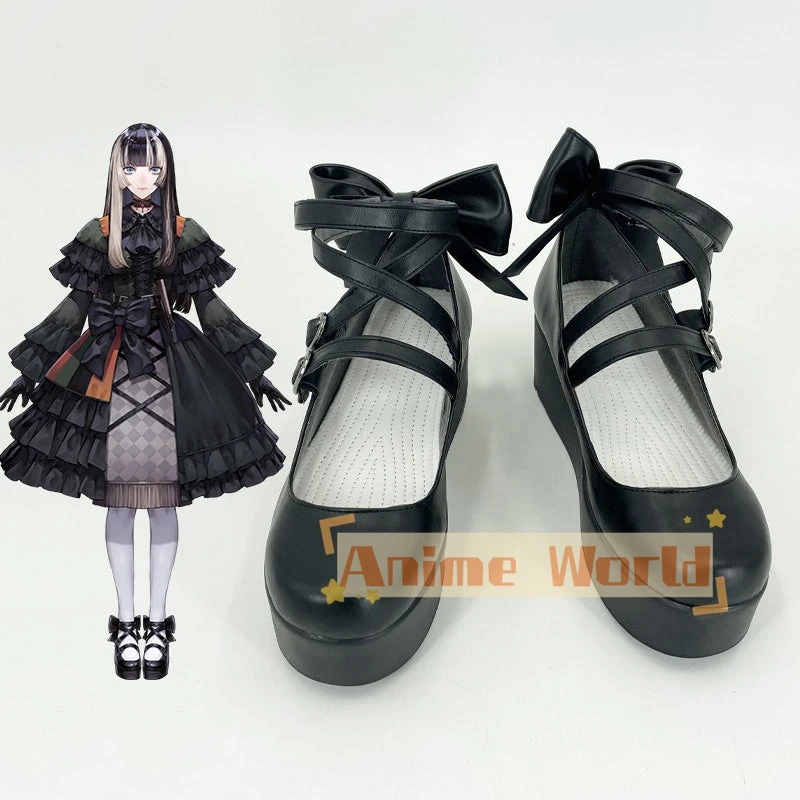 Hololive DEV_IS Virtual YouTuber Juufuutei Raden Cosplay Shoes Halloween Carnival Boots Custom Made