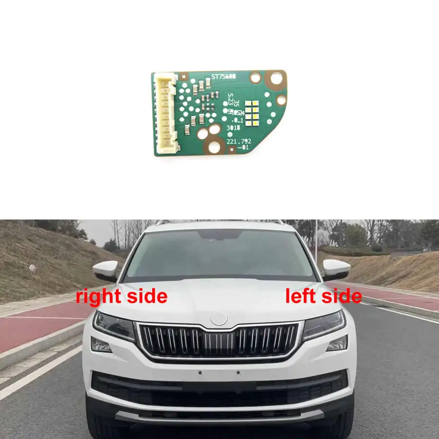 

For Skoda Kodiaq 2017 2019 2019-2021 White DRL Headlight Control Unit Daytime Running Light Module Replacement