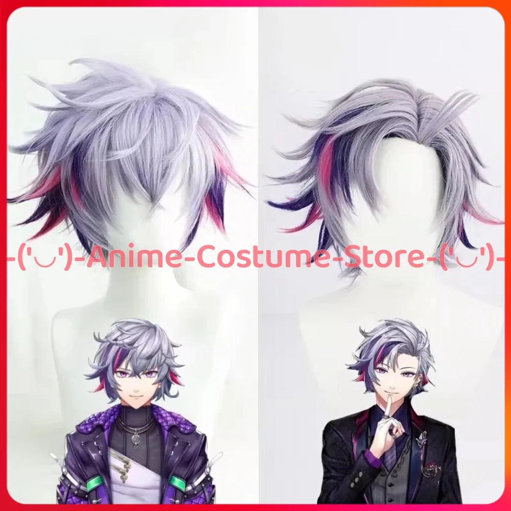 

NIJISANJI VTuber Fuwa Minato Cosplay Wig Anime Character Halloween Carnival Party Costume Wigs Heat Resistant Synthetic Hair