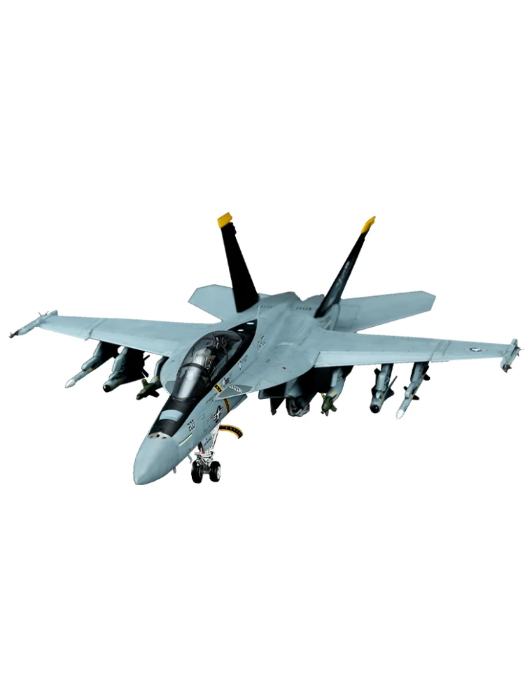 MENG plastic model kit assembled LS-013 American Boeing F/A-18F bumblebee double-seat fighter 1/48 scale