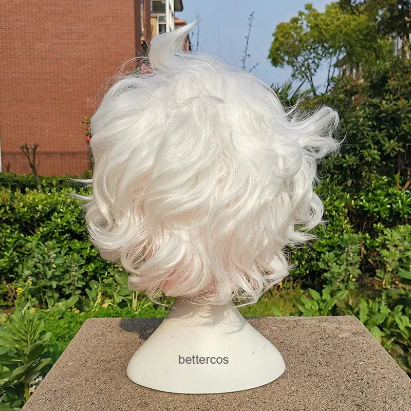 Nueva peluca de Cosplay de Komaeda Nagito Danganronpa, peluca de Cosplay de Anime, pelo sintético resistente al calor, pelucas de Cosplay de Komaeda Nagito + peluca