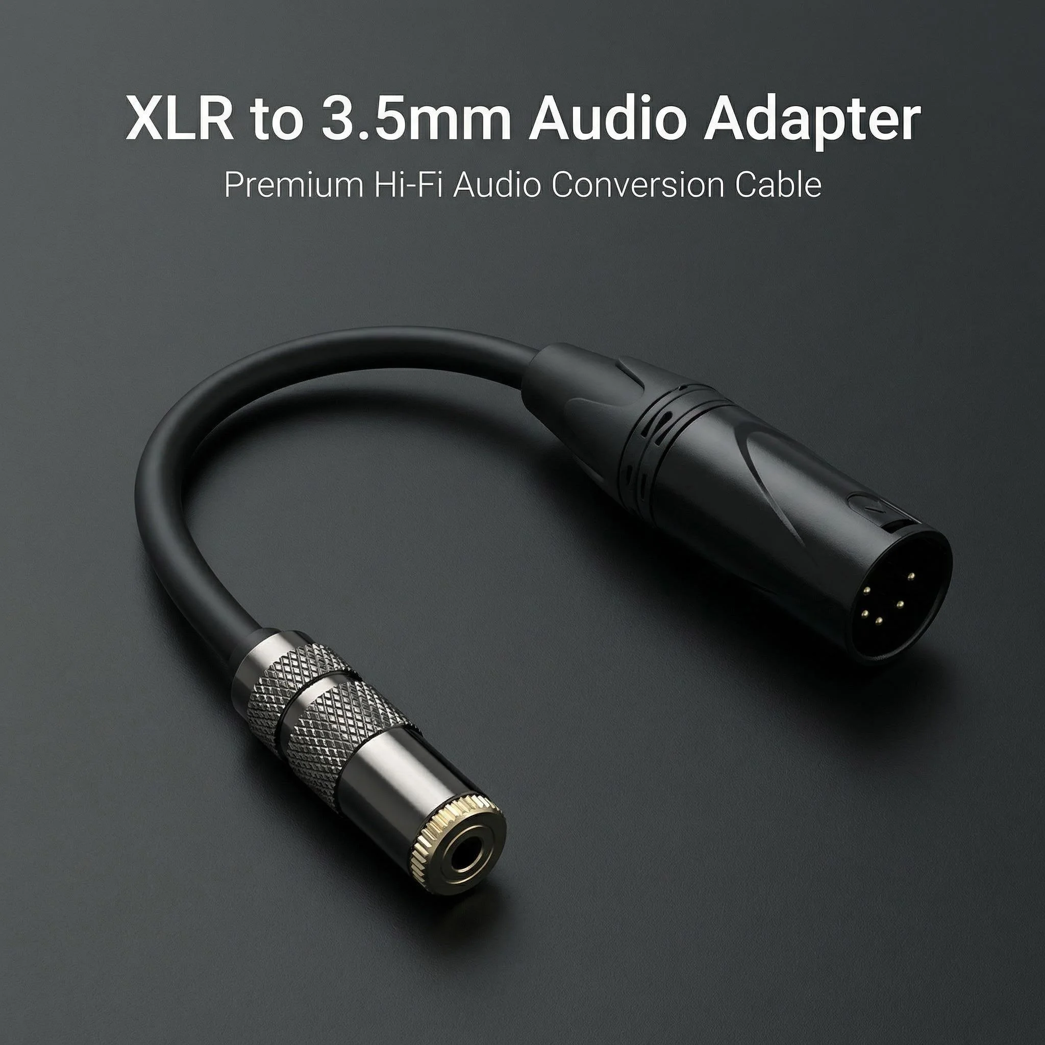 

Кабель Aouyade HIFI: балансный XLR (5-контактный) на 3,5 мм (гнездо), аудиокабель для DAC, адаптер для наушников XLR