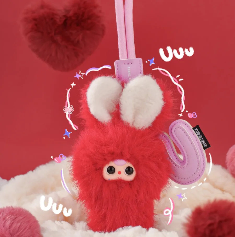 Nieuwe Kawaii Stijl Baby Drie Super Mini Bunny Serie Vinyl Blind Box Mystery Box Hanger Pop Verrassing Verjaardag Meisje Cadeau