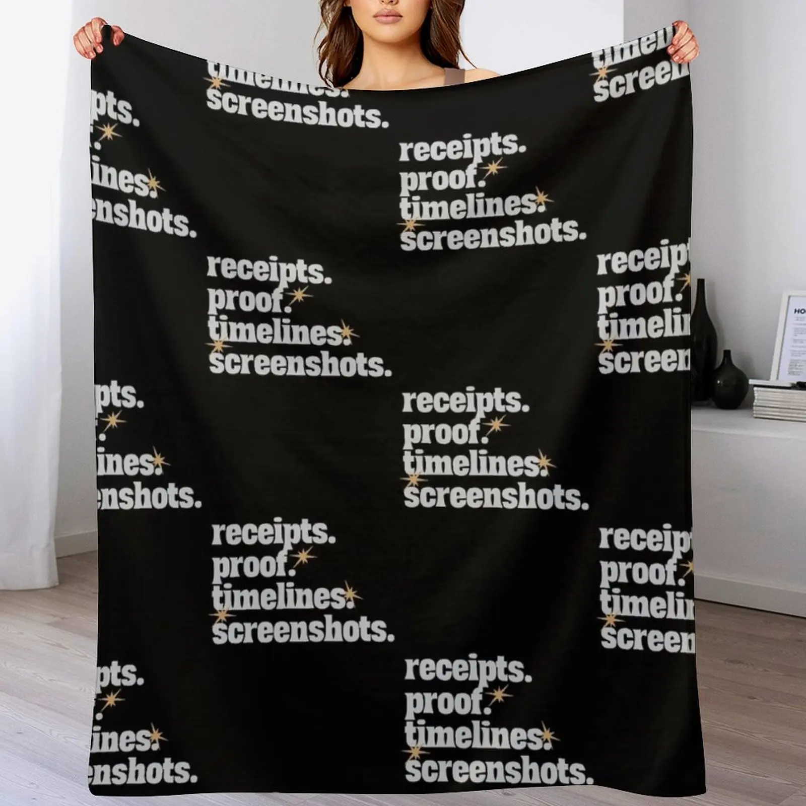 Real Housewives Of Salt Lake City Receipts Proof Timelines Throw Blanket