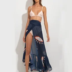 Vintage sexy zweiteilige Bade bekleidung und vertuschen Urlaub Strand kleid Designer Badeanzug Frauen Badeanzug Surf Wear