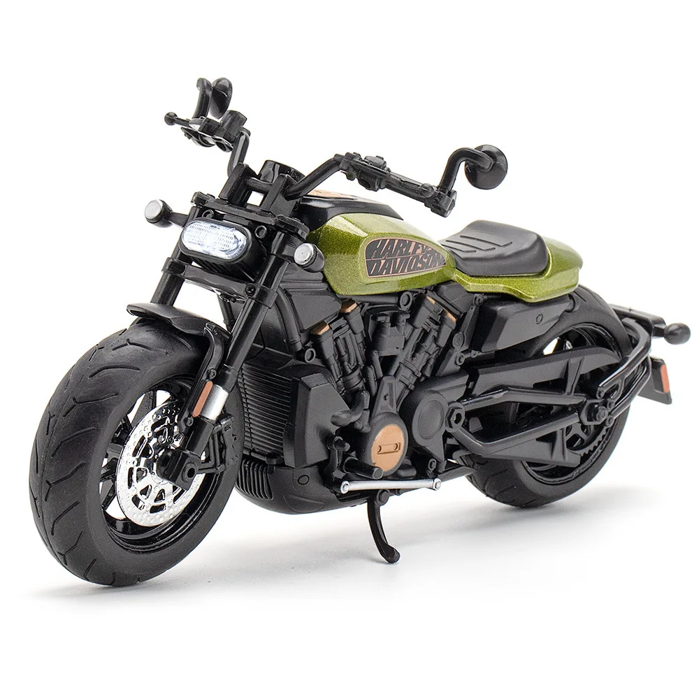 1:12 Scale Sportster S Alloy Toy Motorcycle Model Diecast Metal Shock Absorption Turning Off-road Motor Models for Boys Gifts