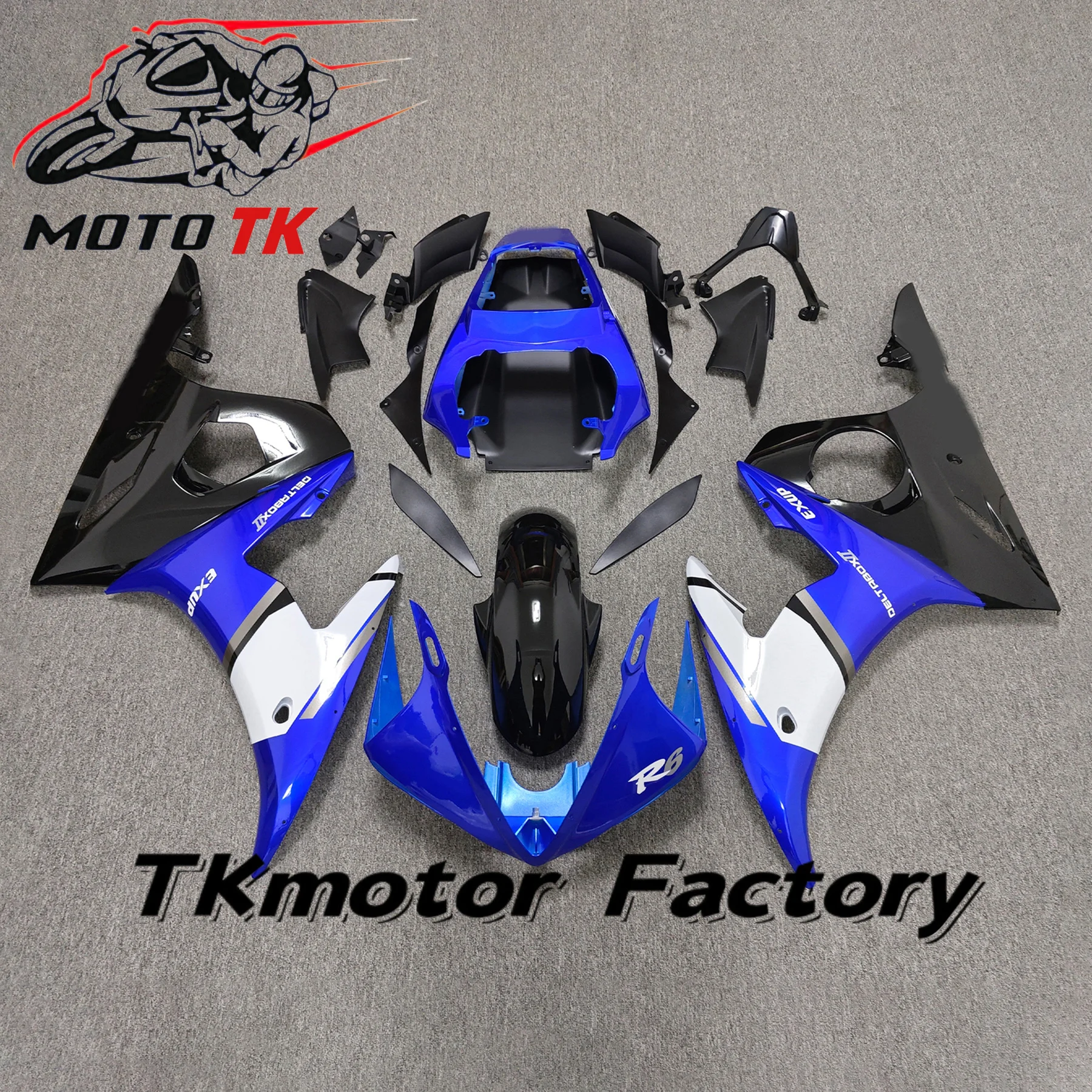 

Full Fairing Kit For Yamaha YZF R6 2003 2004 2005 Bodywork Fairing Bodywork Fairing Kit Injection Molded Plastic