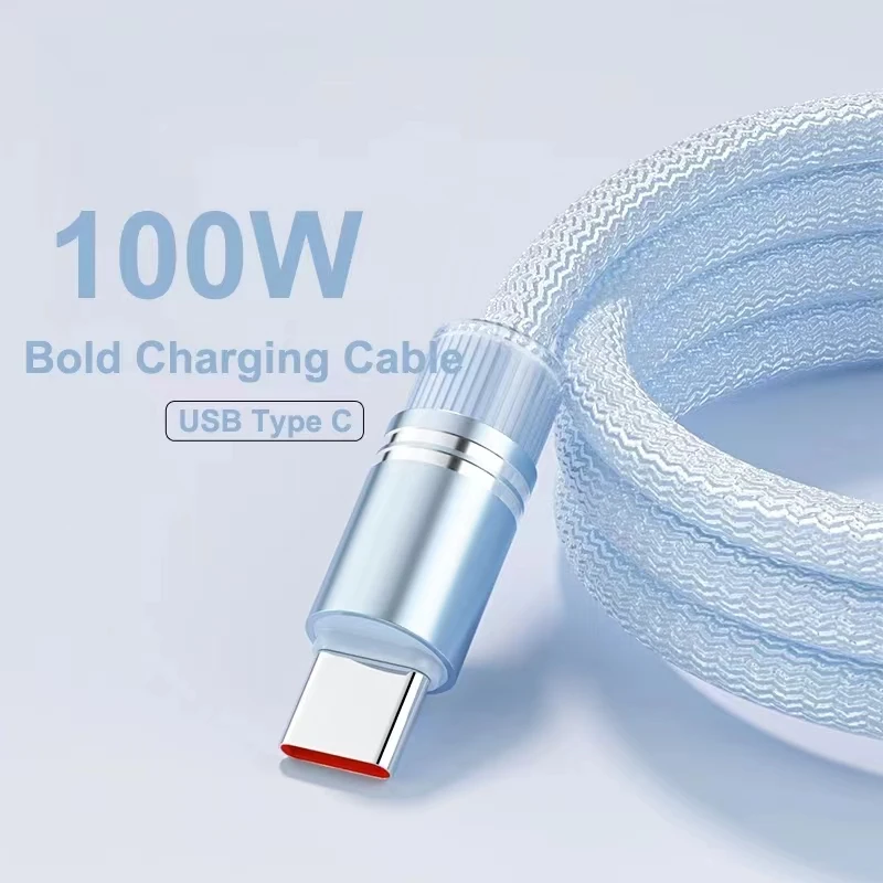 

100W Super Fast Charge Type C Cable Quick Charge USB Cable ForXiaomi Huawei mate50 Samsung USB Charger Cables