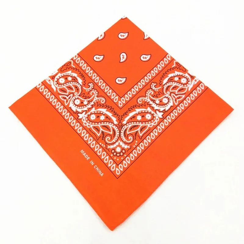 1/2/3Pcs 2024 Fashion Hip Hop Bandana Square Scarf 54cm*54cm Black Red Headband Printed For Women/Men/Boys/Girls