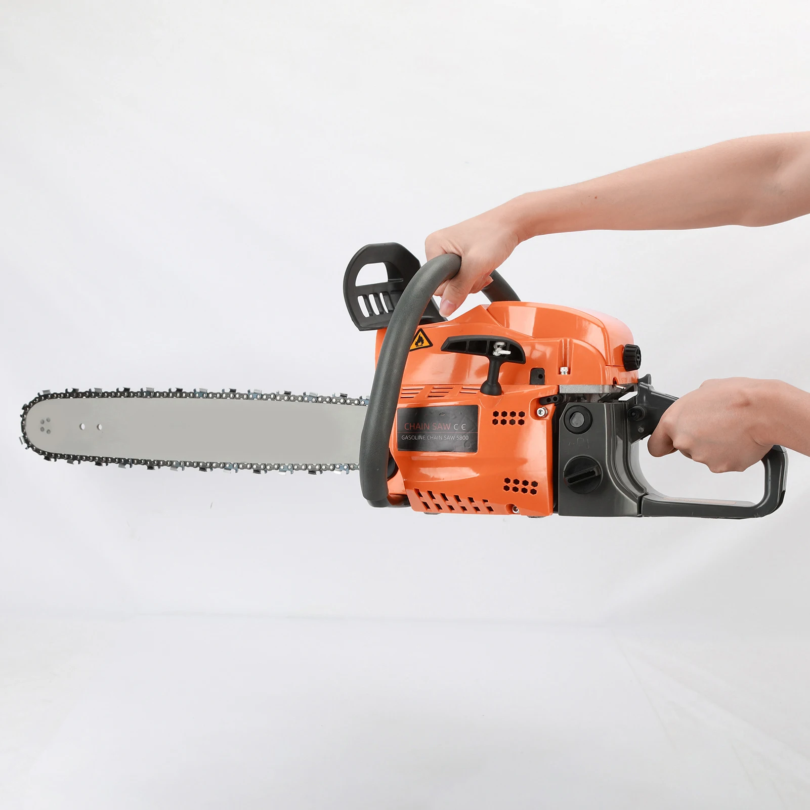 58cc 20 Inch High Power Gasoline Chainsaw Multifunctional Fast Cutting Labor Saving Portable Wood Cutting Tool Essential