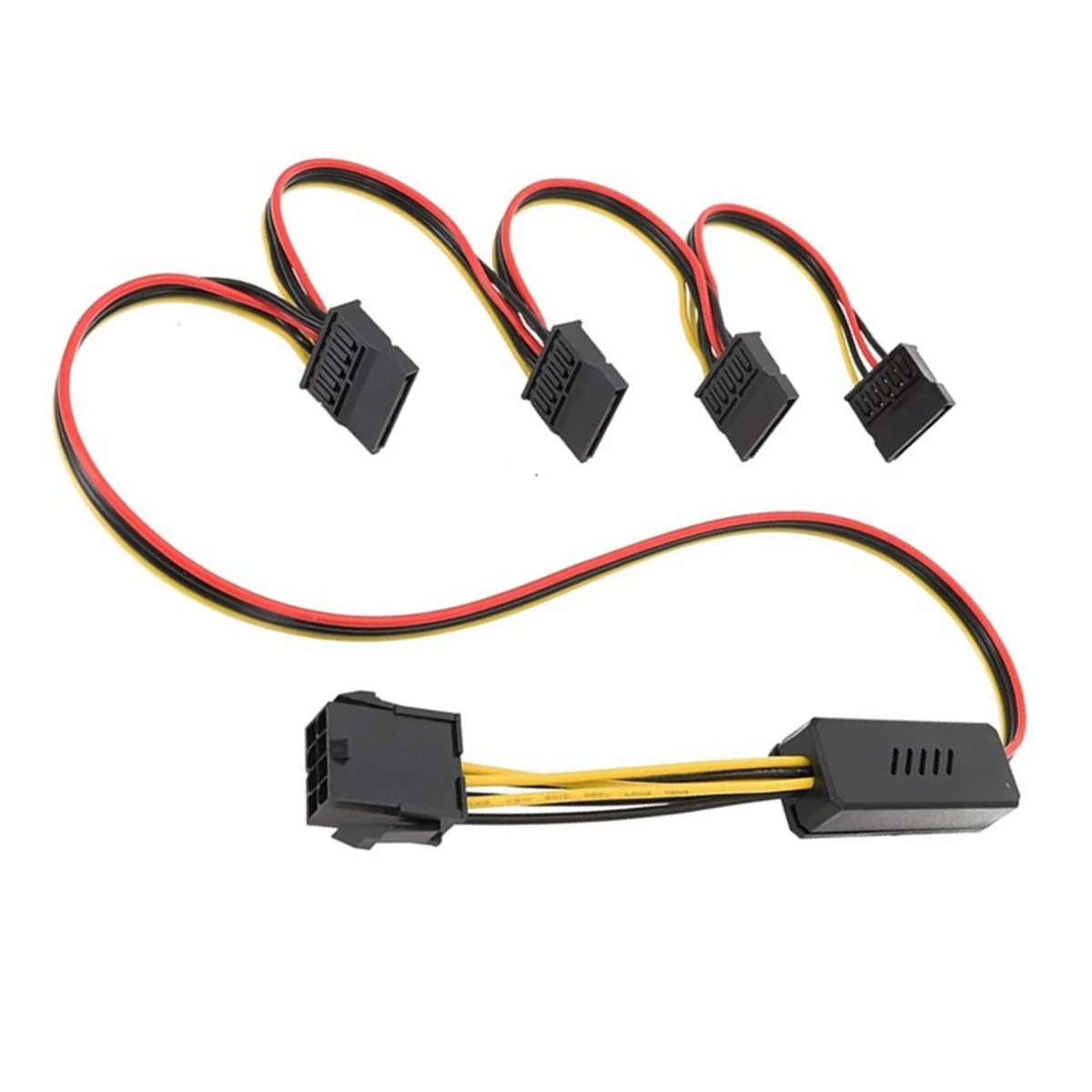 OUVU-Motherboard CPU 8-Pin Ke Kabel Hard Drive CPU 8PIN Ke Kabel Catu Daya Hard Drive SATA 12V Ke Kabel Hard Drive SATA