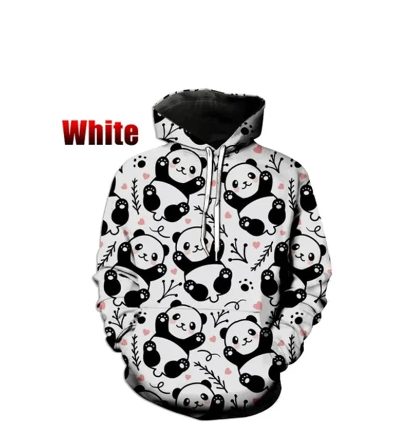 New Cute Animal Panda 3D Print Hoodies Children Boys Girls Autumn Winter Fashion 3D Hooded Sweatshirt Daily Casual Long Sleeve