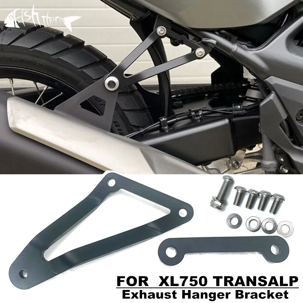 

For Honda XL750 TRANSALP XL 750 Transalp 2023 2024 Motorcycle Pedals Exhaust Hanger Bracket Rear Footrest Blanking Plates