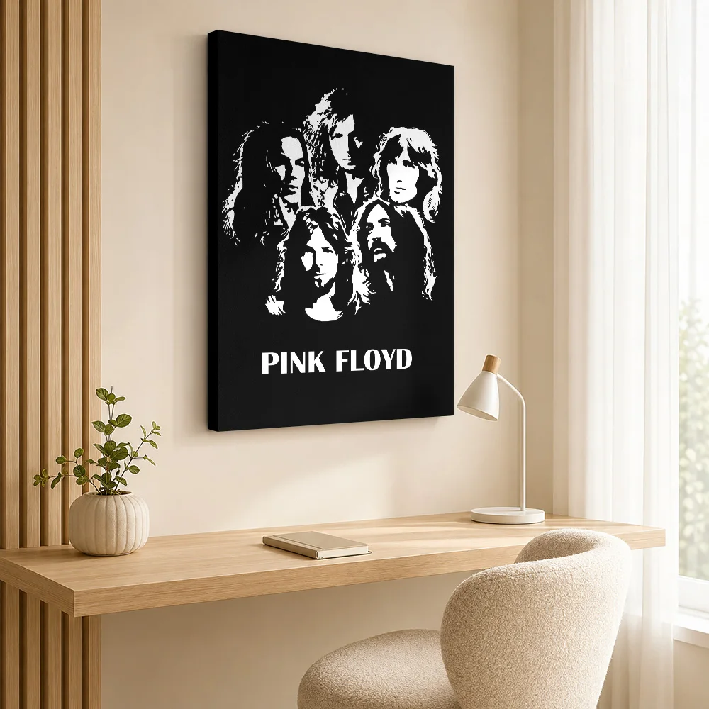 Pink Floyd Band Canvas Poster Personalized Photo Retro Music Wall Paintings Decoration for Bedroom Ready to Hang Gift for Fans