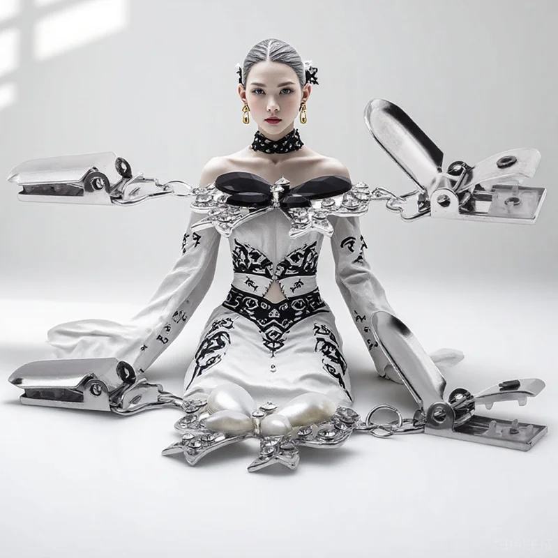 2 قطعة وشاح دقيق مشبك سبائك الزنك الملابس الديكور أنيق كل مباراة مقاطع سترة سترة طوق كليب الزفاف يؤرخ #1