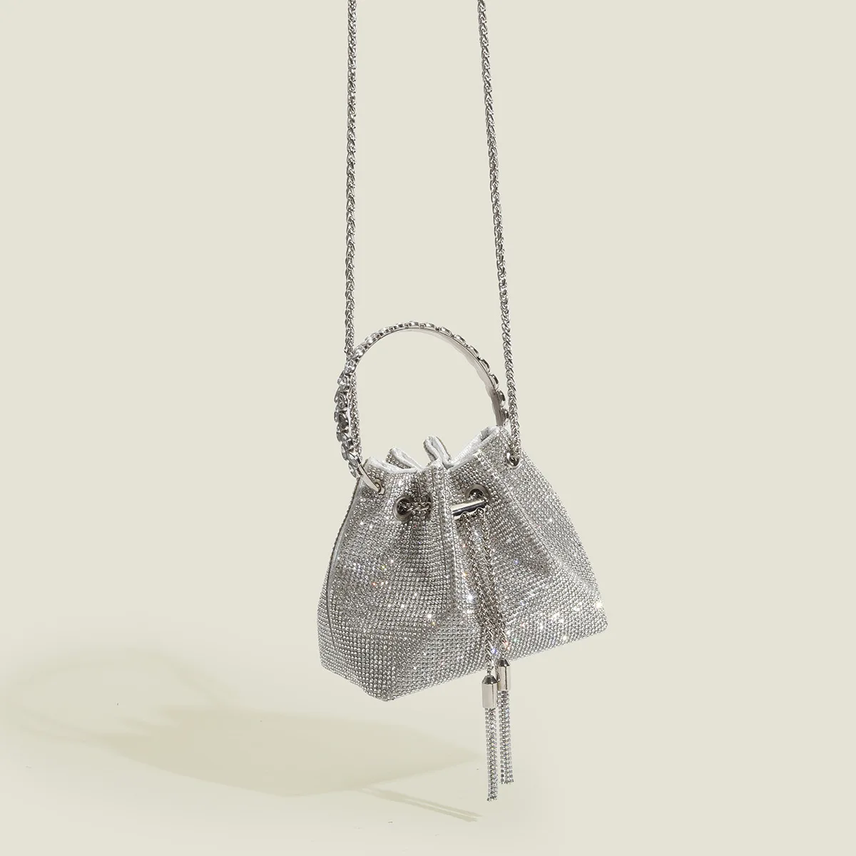 

purses and handbags bags for women luxury Designer bucket clutch purse evening banquet bag Crystal rhinestone shoulder bag