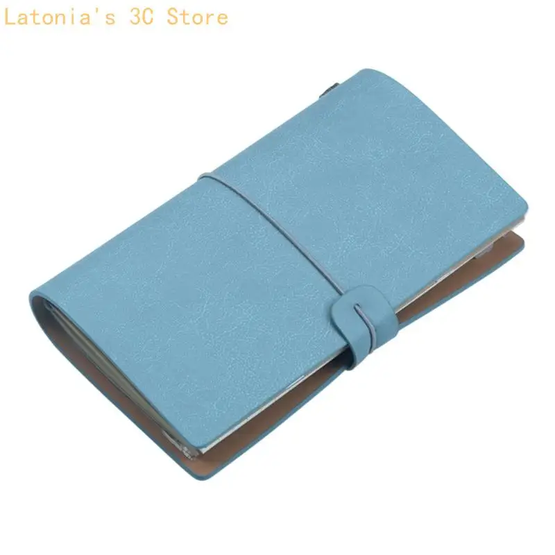 Minimalist Refillable Travel Journal Imitation Leather Notebook Suitable for Daily Writing and Inspiration X3UB