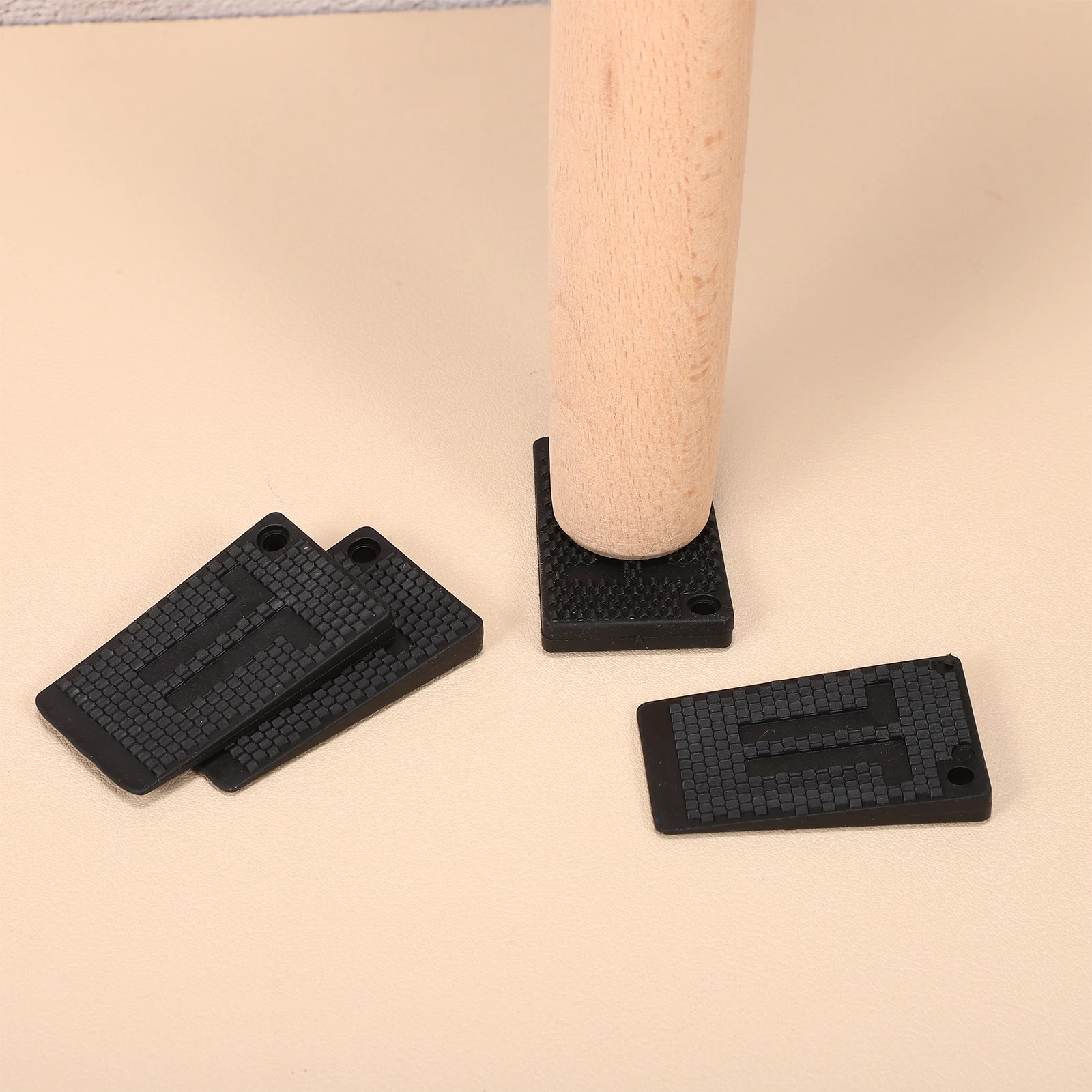 

40pcs Furniture Levelers 3x5cm Mini Shims Horizontal Spacers Plastic Feet Gear Table Leg Levelers Floor Leveler Door Shims