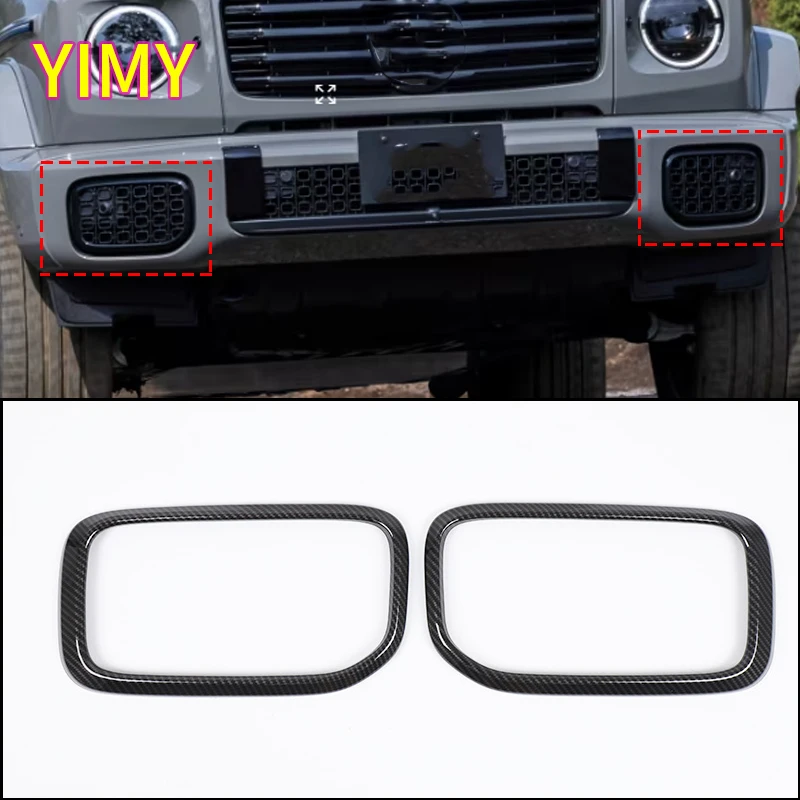 

x2 ABS Plastic Front Bumper Side Air Intake Decoration Frame Cover Trim For Mercedes Benz G-Class W463 G450 G500 G580 2025