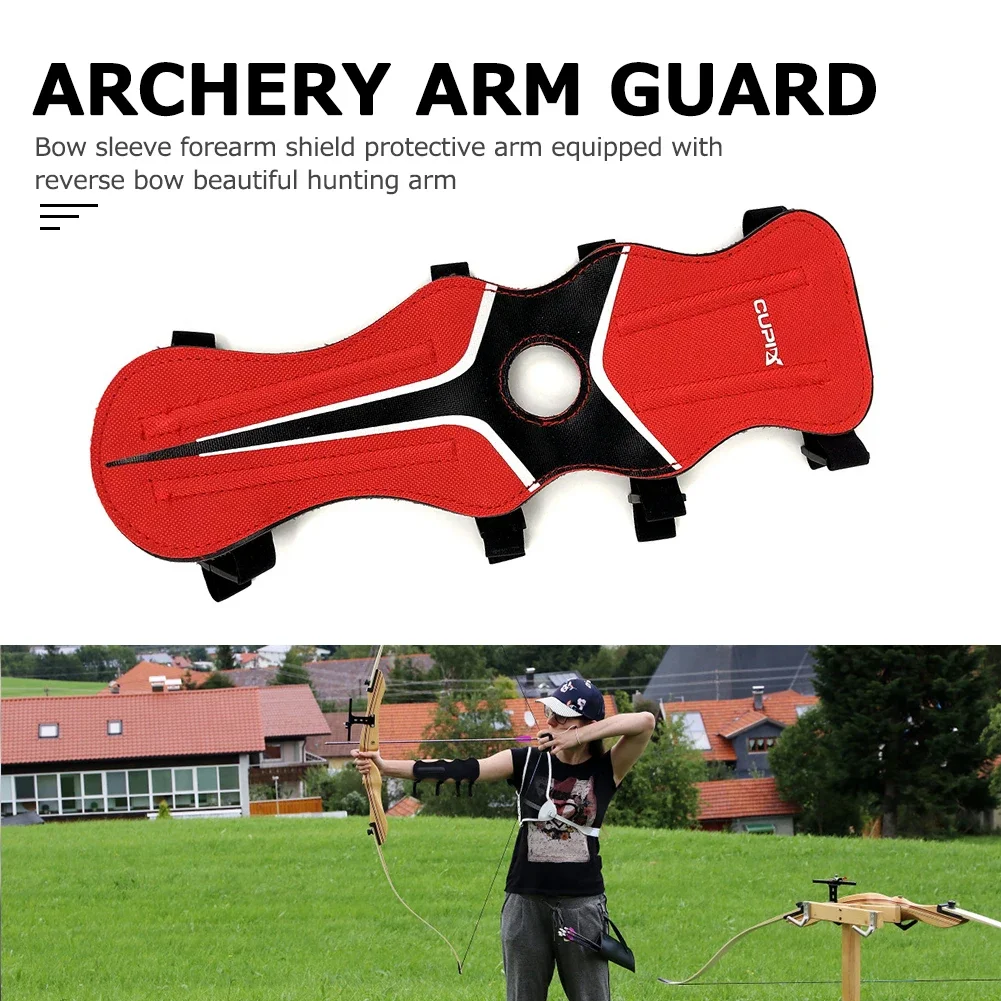 Arm Guard Archery Bow Arrow Forearm Protector for Hunting Practice Safe Armband