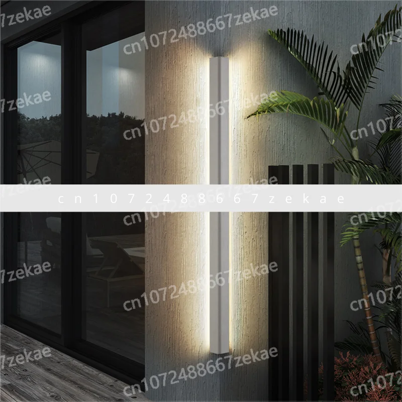 Minimalist, long wall lamp, corner lamp, outdoor led living room background wall corner