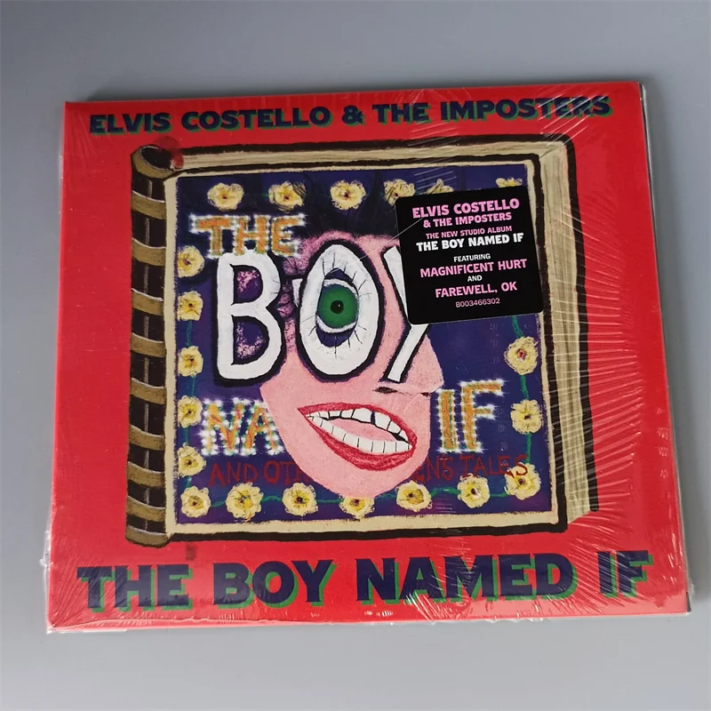 Clássico Elvis Costello CD de música, Álbum The Boy Named If, Disco de música, Cosplay, Walkman, Car Soundtracks Box Coleção