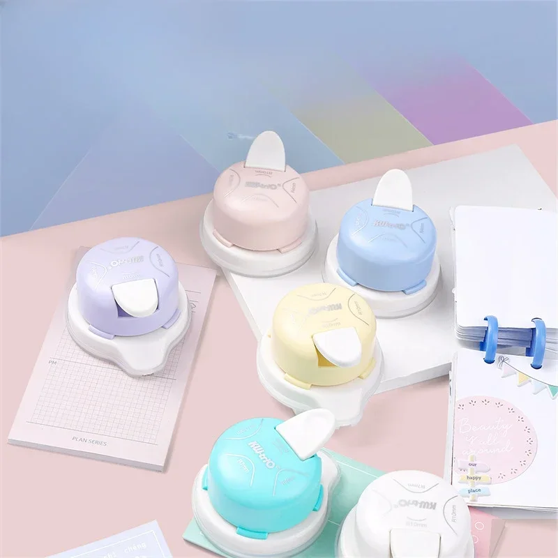 

New Home Travel Portable Multi-function Rounded Corner 4-in-1 Clitter Chamfer Chamfer Manual Right Angle Rounded Edge Punch