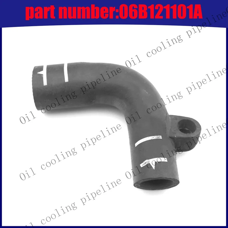 A+ Radiator Coolant Hose Black Water Pipe 06B121101A For Audi A4 Quattro 1.8T 02-05