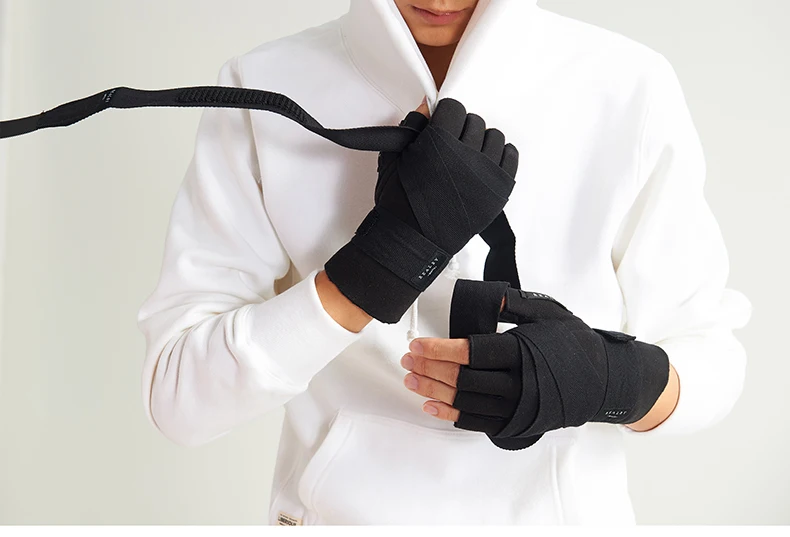 2025 Tactical Multi Function Bandage Boxing Training Fingerless Gloves Men Women Winter Warm Cycling Sport Techwear White Gloves