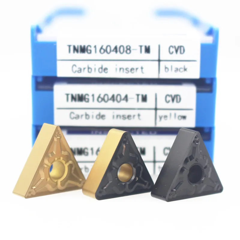 Envío gratis TNMG 160404 /08/12-TM Herramientas de torneado externo Torno CNC Inserto de carburo Procesamiento de acero