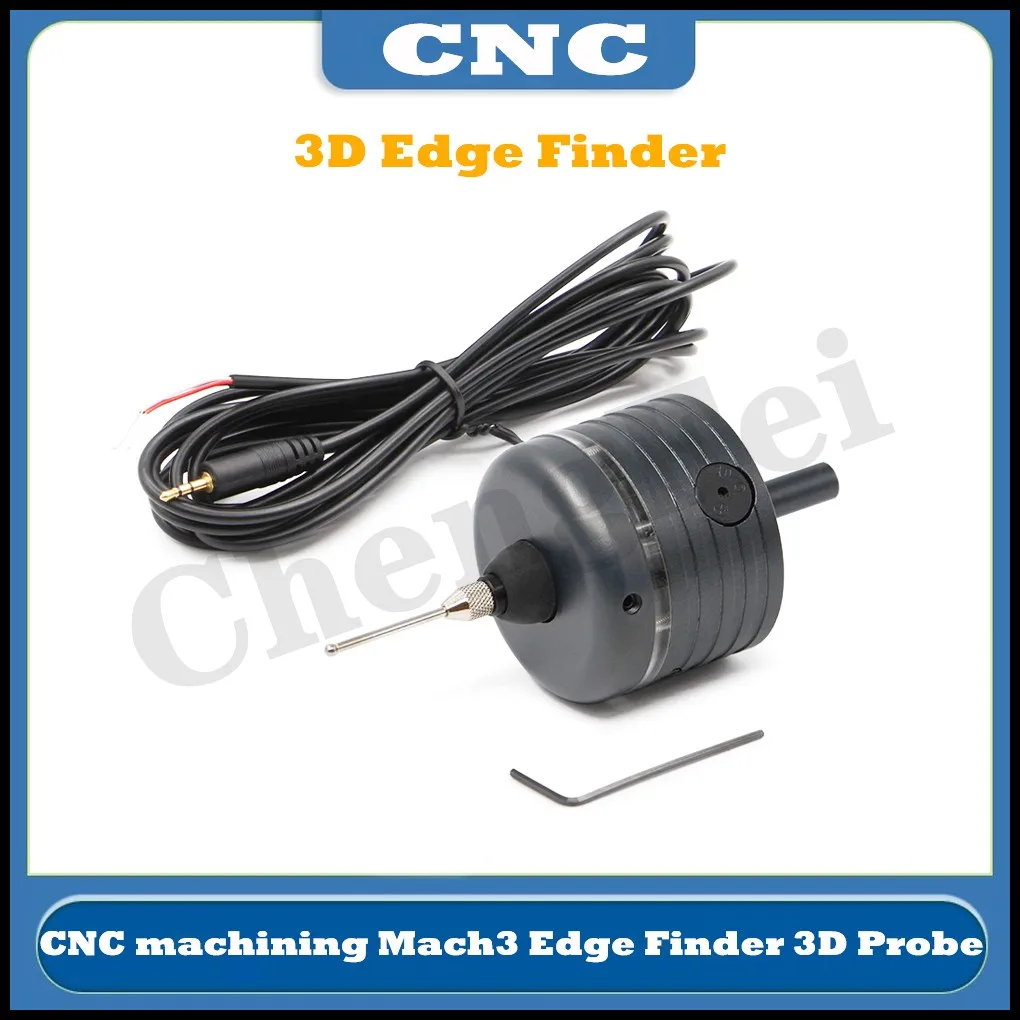 

CNC latest V5 V6 0.005μm 3D Touch Probe edge finder to find the center desktop probe compatible with mach3 and grbl