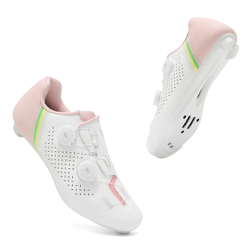 

Обувь для шоссейного велоспорта, бутсы на плоской подошве, кроссовки для скоростного велоспорта, мужская велосипедная обувь, женская самоблокирующаяся нескользящая обувь для горного велосипеда