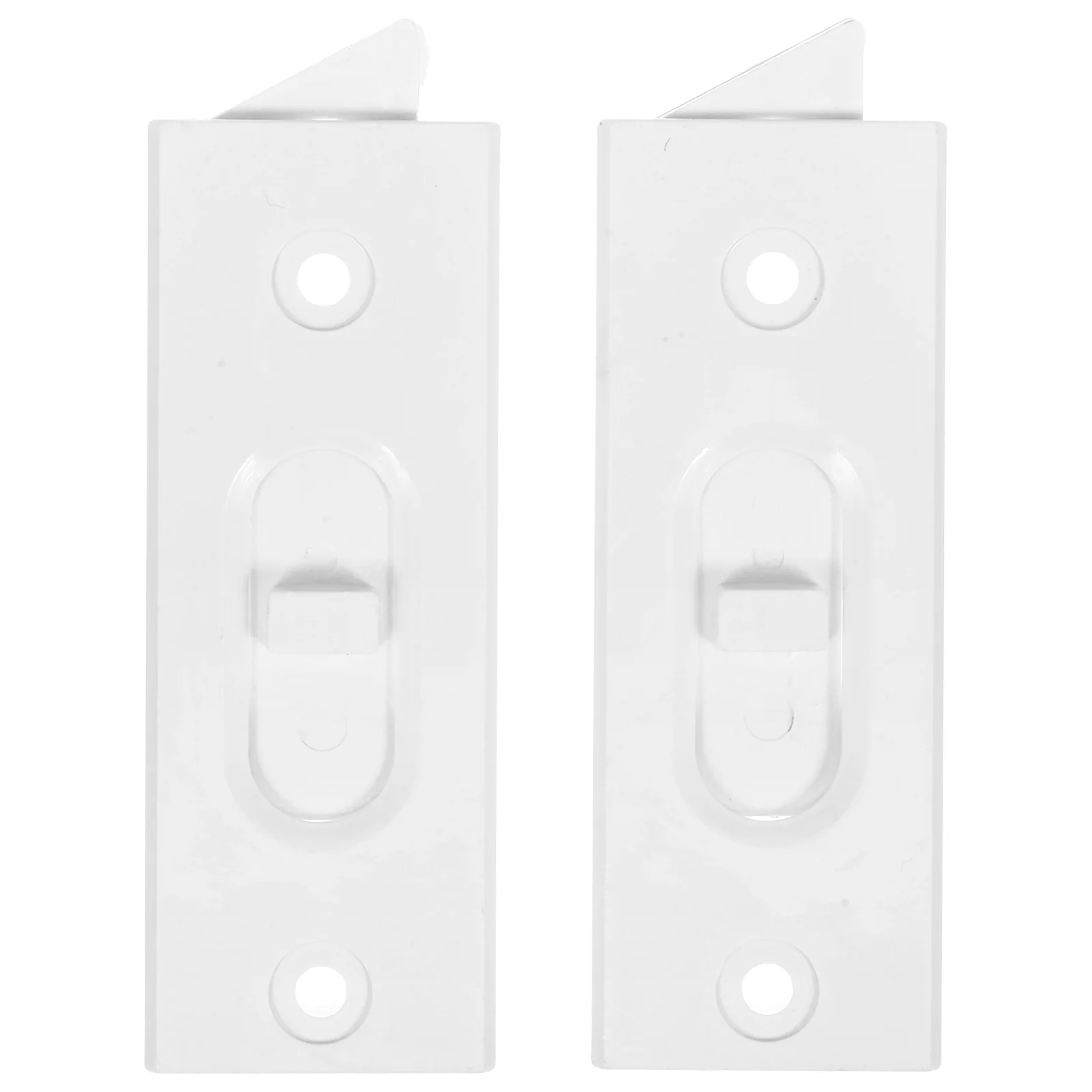 

2 Pcs Window Tilt Latch Replacements for American Style Plastic Locks Spring Loaded Snap In Accessories Security