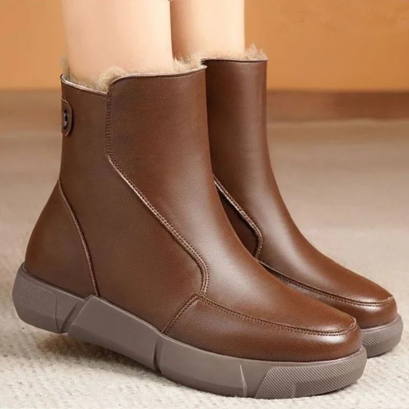 Biker Snow Boots Fo… - image
