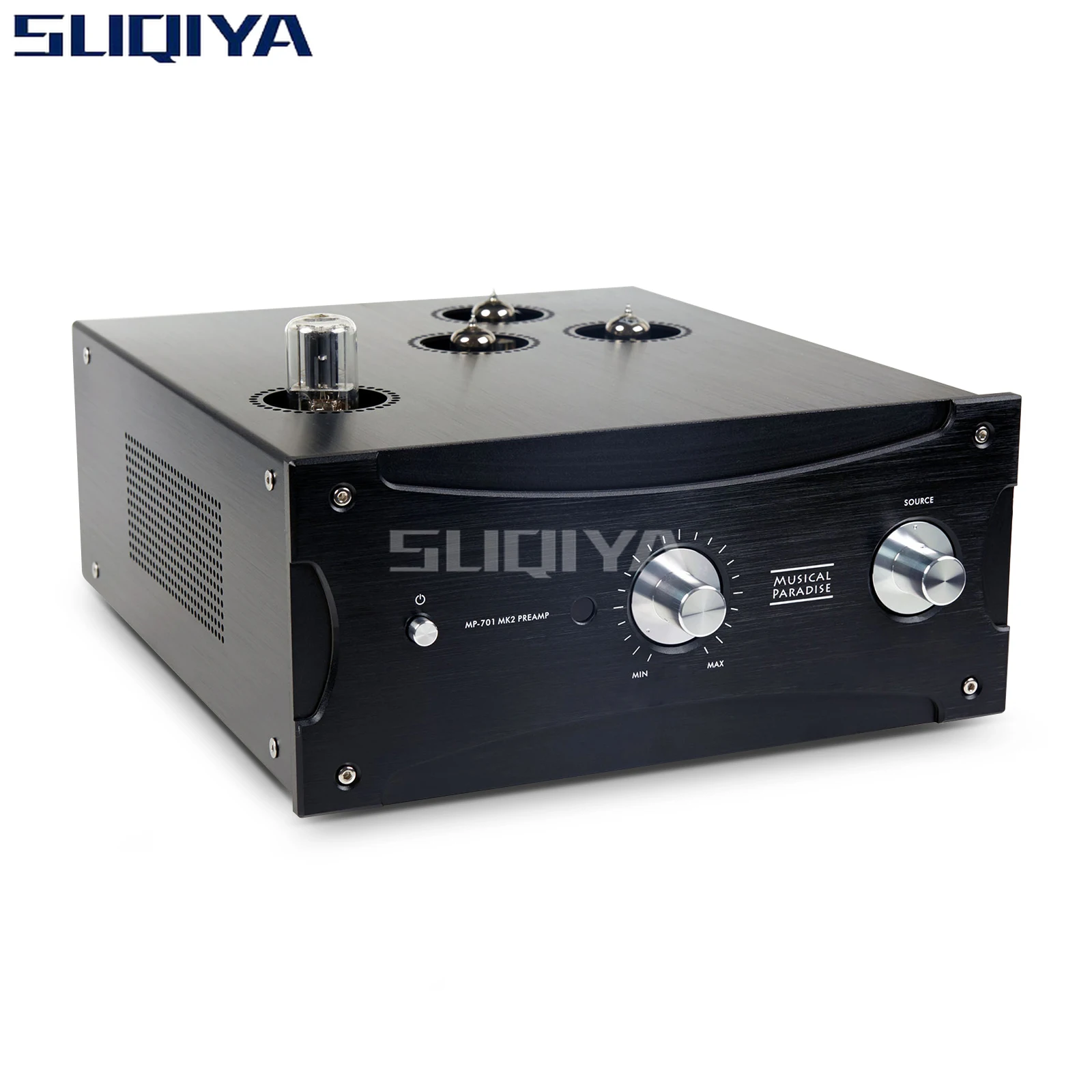 Imagem -02 - Suqiya-hifi Áudio Musical Paraíso Tubo Pré-amplificador Controle Remoto Volume Mp701-mk2