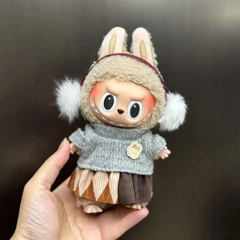 *ملابس الدمى الصغيرة إكسسوارات الزي لكوريا Kpop Exo 15-17 سنتيمتر Labubu Idol V1 V2 مجموعة ملابس هدية